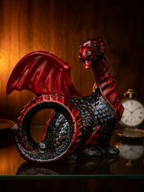 Royal Doulton Flambe Dragon figurine, model HN3552.